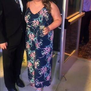 Floral jumpsuit. Size XL. Worn ONCE! Great condition.